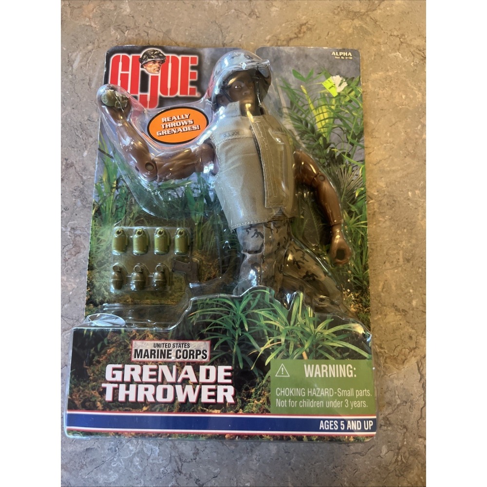 1999 Hasbro GI Joe US Marine Corp 12" Figure African American